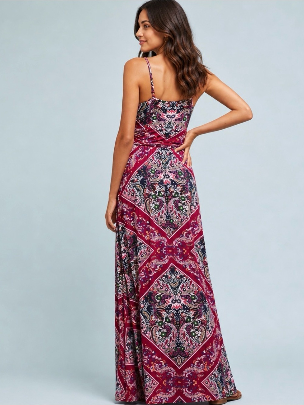 Moulinette Soeurs Pink Black Resort Maxi Dress - Picture 2 of 11